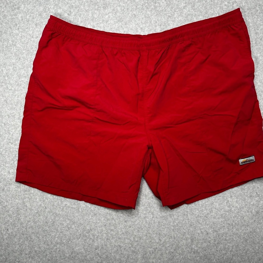 Orvis Mens Swim Trunks Red Nylon Mesh Lined Board Shorts XXL